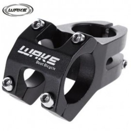 image of WAKE BICYCLE BIKE MTB 31.8MM ALUMINUM ALLOY HIGH-STRENGTH HANDLEBAR STEM (BLACK)