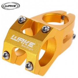 image of WAKE BICYCLE BIKE MTB 31.8MM ALUMINUM ALLOY HIGH-STRENGTH HANDLEBAR STEM (GOLDEN)