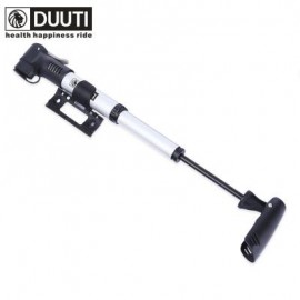 image of DUUTI BIKE BICYCLE MINI PORTABLE ALUMINUM ALLOY COMPRESSOR PUMP AIR TIRE INFLATOR 23.00 x 7.00 x 3.00 cm