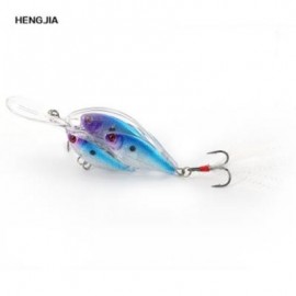 image of HENGJIA ARTIFICIAL FISHING BAIT FISH GROUP SHAPE LURE WITH FEATHER (BLUE) -