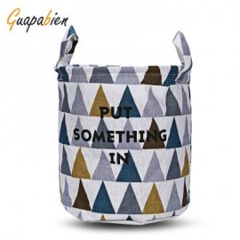 image of GUAPABIEN FOLDABLE WATER RESISTANT STORAGE LAUNDRY BASKET (COLORMIX) TRIANGLE