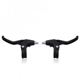 image of PAIRED OUTDOOR BICYCLE CYCLING MOUNTAIN BIKE ALUMINUM ALLOY LIGHTWEIGHT BRAKE LEVER HANDLE (BLACK) 16.00 x 9.00 x 2.00 cm