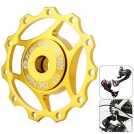 image of KACTUS A10 GUIDE ROLLER WHEEL REAR DERAILLEUR PULLEY FOR SHIMANO SRAM / 7 / 8 / 9 / 10 SPEED (GOLDEN)