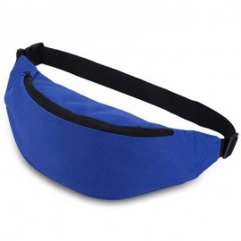 image of WATER RESISTANT FAKE SYNTHETIC RUBBER SHOULDER MESSENGER CHEST WAIST BAG FOR UNISEX (BLUE) HORIZONTAL
