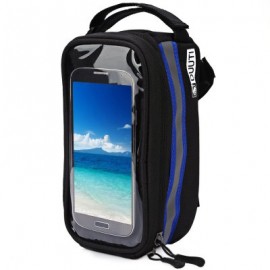 image of DUUTI BIKE BAG TOUCHSCREEN CYCLING TOP FRONT TUBE FRAME SADDLE BAG FOR PHONE CASE (BLUE)