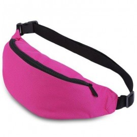 image of WATER RESISTANT FAKE SYNTHETIC RUBBER SHOULDER MESSENGER CHEST WAIST BAG FOR UNISEX (ROSE RED) HORIZONTAL
