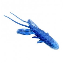 image of HONOREAL 14PCS HIGH QUALITY 9CM SOFT PLASTIC ARTIFICIAL FISHING BAIT LURE FOR BASS AND TROUT USING (BLUE) 0