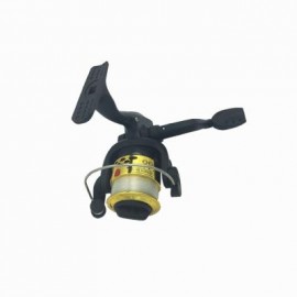 image of OUTDOORS SPINNING WHEEL TYPE FISHING REEL PLATING HAIRTAIL LINE 80 METERS (YELLOW) 1PC