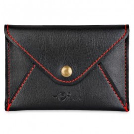image of MATTE PU LEATHER ULTRA-THIN WALLET (BLACK) 11.00 x 2.00 x 7.80 cm