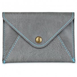 image of MATTE PU LEATHER ULTRA-THIN WALLET (LIGHT GRAY) 11.00 x 2.00 x 7.80 cm