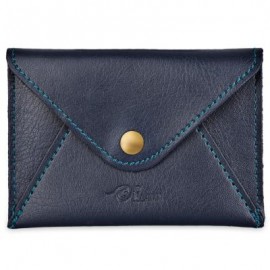 image of MATTE PU LEATHER ULTRA-THIN WALLET (BLUE) 11.00 x 2.00 x 7.80 cm