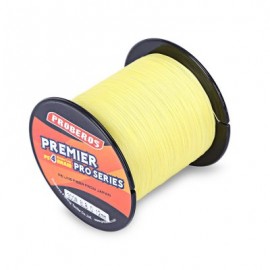 image of PROBEROS 300M DURABLE PE 4 STRANDS BRAIDED FISHING LINE ANGLING ACCESSORIES (YELLOW) 0.4#