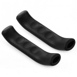image of PAIRED MOUNTAIN ROAD BIKE BRAKE HANDLE SILICONE PROTECTIVE SLEEVE (BLACK) 8.00 x 1.70 x 1.00 cm