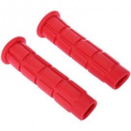 image of PAIRED SOFT CYCLING ADHESIVE PERFORMANCE RUBBER HANDLEBAR GRIP (RED) 3.90 x 3.90 x 12.60 cm