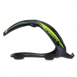 image of BASECAMP STRONG TOUGHNESS STRETCHABLE BIKE BOTTLE CAGE CYCLING PART EQUIPMENT (BLACK AND GREEN)