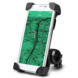 image of UNIVERSAL ADJUSTABLE BICYCLE MTB MOTORCYCLE HOLDER BIKE MOUNT FOR MOBILE PHONE (BLACK)