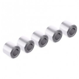 image of LEO 50PCS 140MM X 14MM PIECE FLEXIBLE LEAD SINKERS FISHING TACKLE (GRAY) -