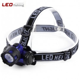 image of LEO NIGHT FISHING HEADLIGHT WATER RESISTANT CYCLING FLASHLIGHT LED HEAD LIGHT TORCH FOR OUTDOOR CAMPING HIKING (BLACK)