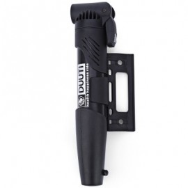 image of DUUTI PORTABLE MINI CYCLING MOUNTAIN BIKE PUMP DOUBLE STROKE GAS MOUTH BICYCLE PUMP (BLACK)