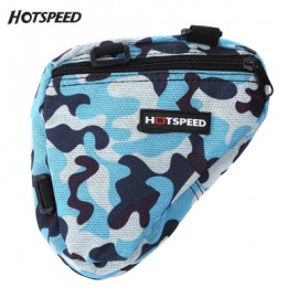 image of HOTSPEED WATERPROOF WEAR-RESISTING TRIANGLE FRAME TUBE BIKE BAG (MARINE CAMOUFLAGE)