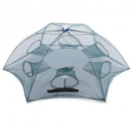 image of LIGHT 6 SIDE BAIT FISHING CRABS NET ANGLING OUTDOOR APPLIANCE (LIGHT GREEN) -