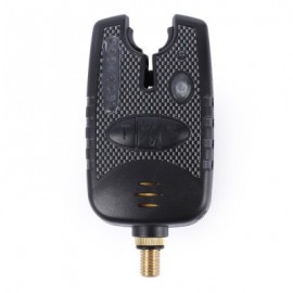 image of 8 LEDS WATER RESISTANT ADJUSTABLE TONE VOLUME SENSITIVITY FISHING SOUND ALERT BITE ALARM (BLACK) -