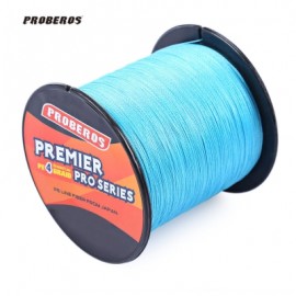 image of PROBEROS 500M DURABLE COLORFUL PE 4 STRANDS MONOFILAMENT BRAIDED FISHING LINE ANGLING ACCESSORY (BLUE) 6LBS