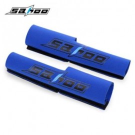 image of SAHOO 2PCS OUTDOOR MTB BIKE BICYCLE ANTI COLLISION FRONT FORK PROTECTOR (BLUE)