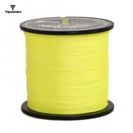 image of TRIPOSEIDON 500M GOOD QUALITY 4 STRANDS PE BRAIDED FISHING LINE (YELLOW) 4.0