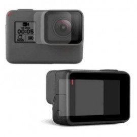 image of SCREEN PROTECTOR + CAMERA LENS FILM SET FOR GOPRO HERO 5 / GOPRO HERO 6 (TRANSPARENT)