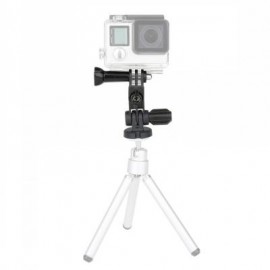 image of DAZZNE DZ-SG2 TWO AXIS ADJUSTABLE ANGLE MOUNT PIVOT ARM KIT FOR ACTION CAMERA (BLACK)