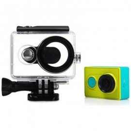 image of 40M WATERPROOF COVER CASE FOR XIAOMI YI ACTION SPORT CAMERA WITH OPTICAL FILM SURFACE (BLACK)