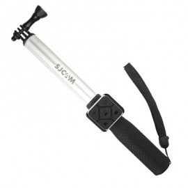 image of ORIGINAL SJCAM SELFIE STICK WITH REMOTE CONTROLLER KITS FOR M20 ACTION CAMERA (SILVER)