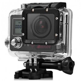image of AMKOV AMK7000S 4K ULTRA HD 2 INCHES TFT WIFI ACTION CAMERA DV WITH SUNPLUS 6350M SPCA6350 OV4689 IMAGE SENSOR 170 DEGREE VIEW ANGLE REMOTE CONTROL WATCH (BLACK)