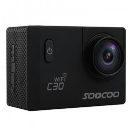 image of ORIGINAL SOOCOO C30 WIFI 170 DEGREE WIDE ANGLE 4K ULTRA HD ACTION CAMERA VOICE PROMPT 2.0 INCH SCREEN LOOP CYCLE RECORDING MOTION DETECTION (BLACK)