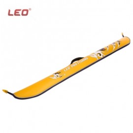 image of LEO WATER RESISTANT PORTABLE COLLAPSIBLE FISHING ROD BAG CASE WITH WIDE OPENING (YELLOW) -