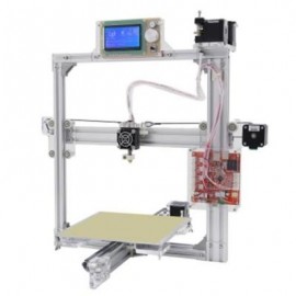 image of ANET A2 PLUS ALUMINUM METAL 3D THREE-DIMENSIONAL DIY PRINTER WITH TF CARD OFF-LINE PRINTING / OPTIONAL LCD DISPLAY (SILVER) EU PLUG