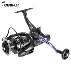 image of COONOR 4.7:1 METAL SPOOL SPINNING FISHING REEL 11 + 1 BALL BEARINGS (BLACK IFR 5000/ IFR 6000) IFR 5000