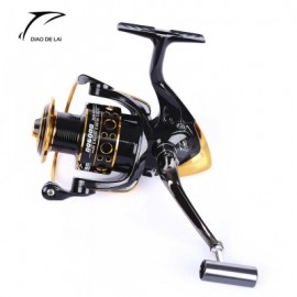 image of DIAO DE LAI 12 + 1 BALL BEARINGS COIL WHEEL TACKLES METAL SPOOL SPINNING FISHING REEL (COLORMIX) 1000