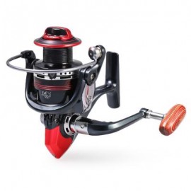 image of LK3000 ALUMINUM 12+1 BB BALL BEARING (BLACK AND RED) 12.00 x 11.50 x 8.00 cm
