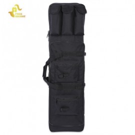 image of FREE KNIGHT 1M TACTICAL FISH TOOL BAG DOUBLE LAYER FISHING ROD BACKPACK POUCH (BLACK) 100 X 27 X 8CM
