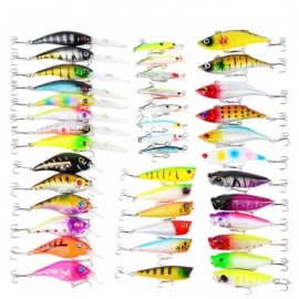 image of PROBEROS DWS230 40-PIECE SET ABS PLASTIC CLASSIC FISHING LURES HARD BAIT (COLORMIX) 0
