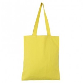 image of GUAPABIEN SOLID COLOR OPEN CANVAS COTTON HANDCRAFT THICK PORTABLE SHOULDER BAG FOR WOMEN (GINGER) TWO LAYERS