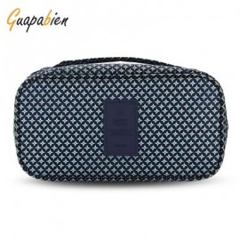 image of GUAPABIEN MAKEUP UNDERWEAR PRINT PORTABLE TRAVEL POUCH BAG (DEEP BLUE) -