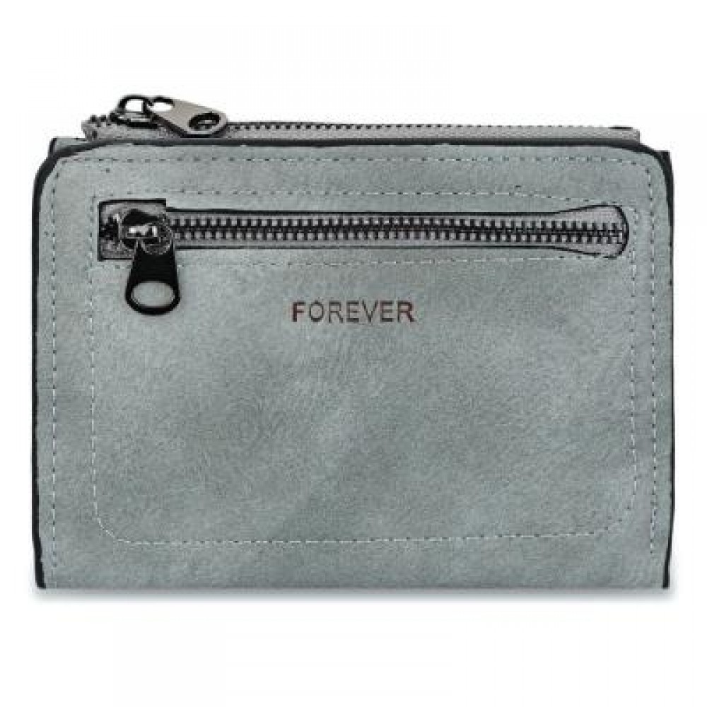 GUAPABIEN TRENDY TIDY LINE LETTER PRINT ZIPPER HASP DESIGN MULTICARD BIT WRIST WALLET (LIGHT GRAY) - GUAPABIEN TRENDY TIDY LINE LETTER PRINT ZIPPER HASP DESIGN MULTICARD BIT WRIST WALLET (LIGHT GRAY) -