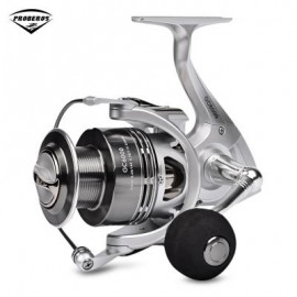 image of PRO BEROS GC SERIES 6.3:1 6 + 1BB METAL FISHING SPINNING REEL (SILVER) GC6000