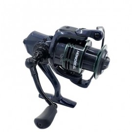 image of HONOREAL 5000 ALUMINUM SPOOL 9+1 BB SPINNING FISHING REEL WITH FREE SPARE GRAPHITE SPOOL FOR FRESHWATER AND SALTWATER (BLUE AND GREEN) 0