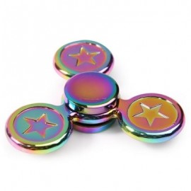 image of FIDGET TOY STAR COLORFUL METAL GYRO HAND SPINNER (COLORFUL) 7.5*7.5*1.5CM