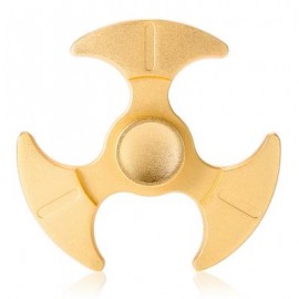 image of AXE SHAPE METAL FIDGET SPINNER TOY STRESS REDUCER (GOLDEN) 6.3*6.3CM