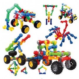 image of PEANUT MODEL BUILDING BLOCKS DIY LEARNING EDUCATIONAL TOY (COLORMIX) 0